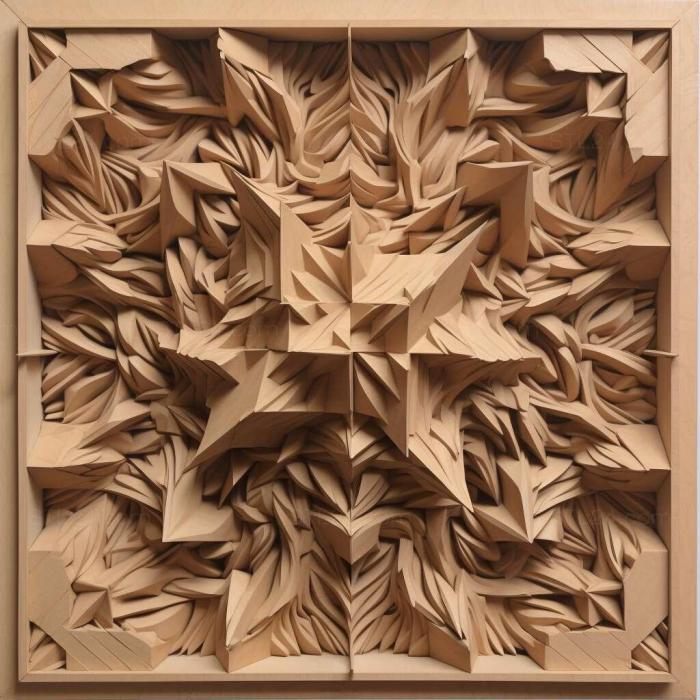 Patterns and decorations (Escher 4, PATTERN_2764) 3D models for cnc